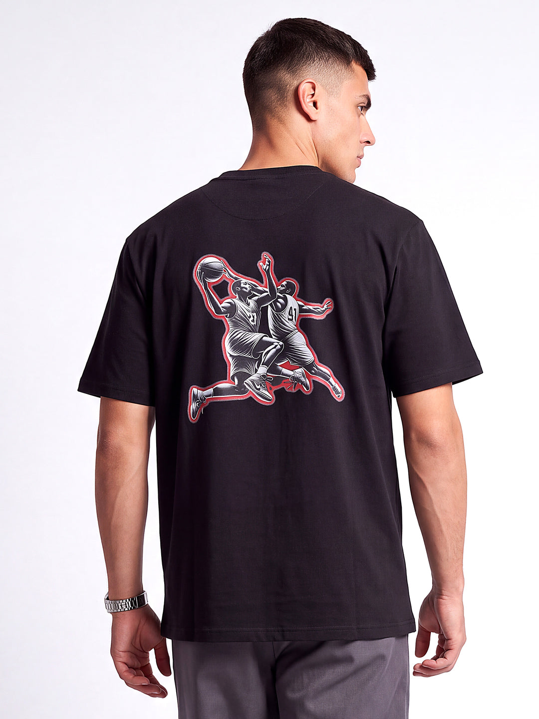 Black Brooklyn Graphic Printed T-Shirt