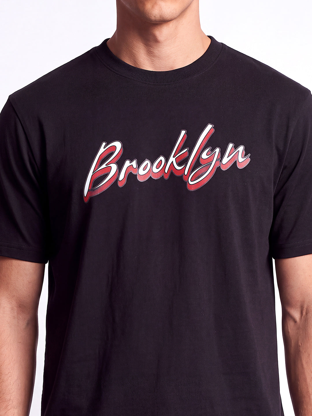 Black Brooklyn Graphic Printed T-Shirt