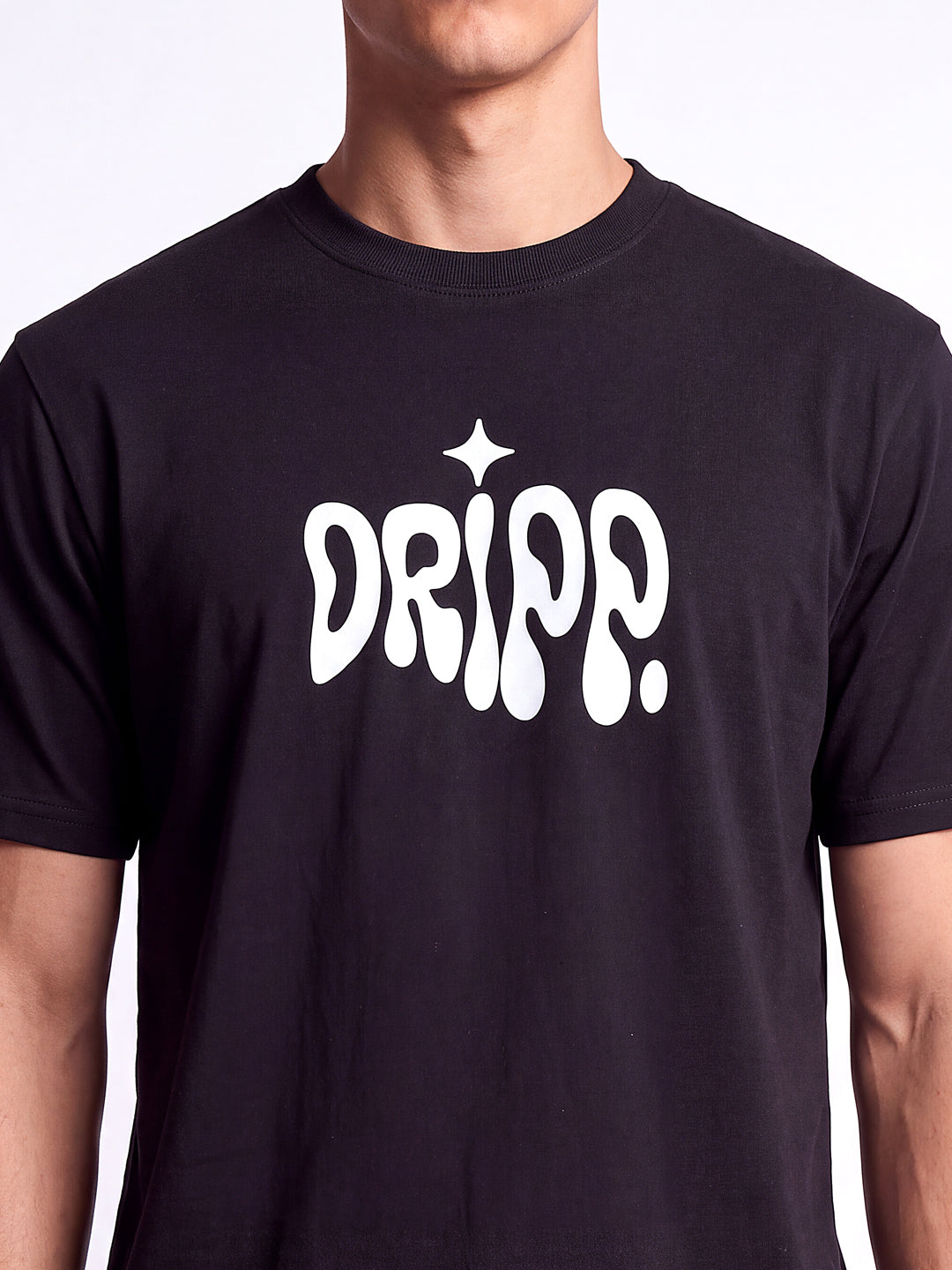 Black Wild Spider Graphic Printed T-Shirt
