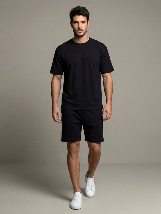 Black Relaxed Men Cords