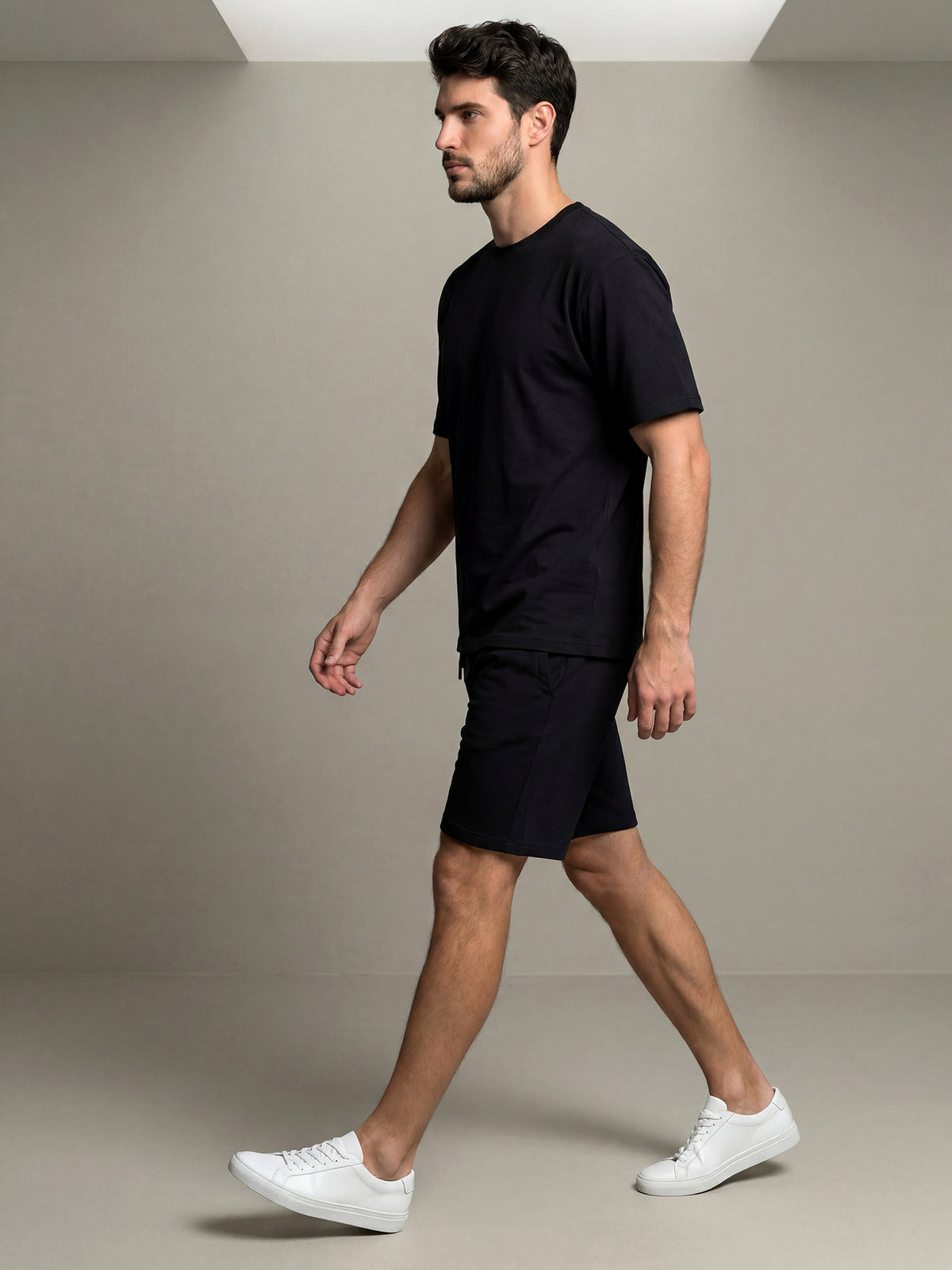 Black Relaxed Men Cords