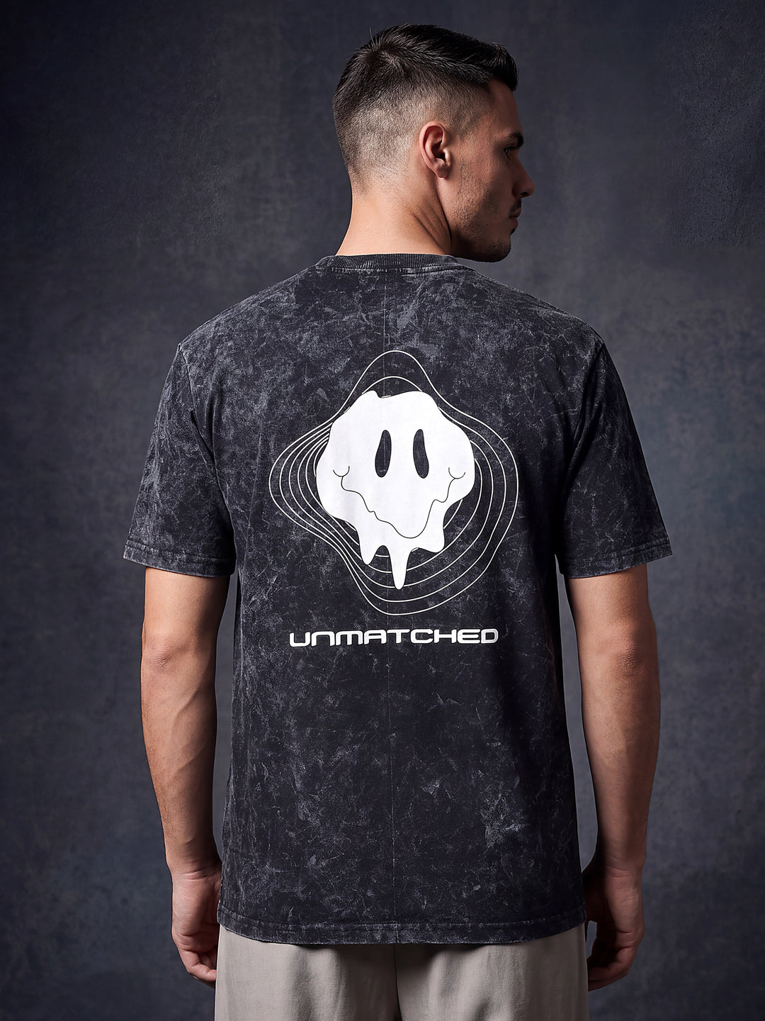 Black Acid Wash Unfiltered Tshirt