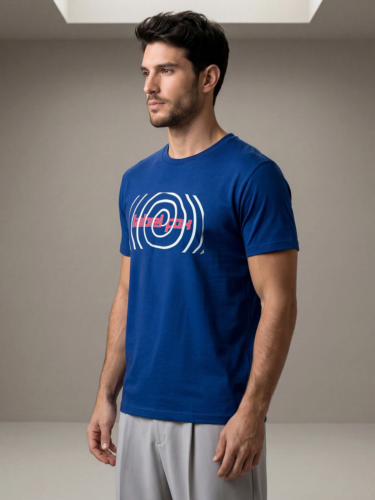 Blue Label Fox Printed Regular Fit T-Shirt