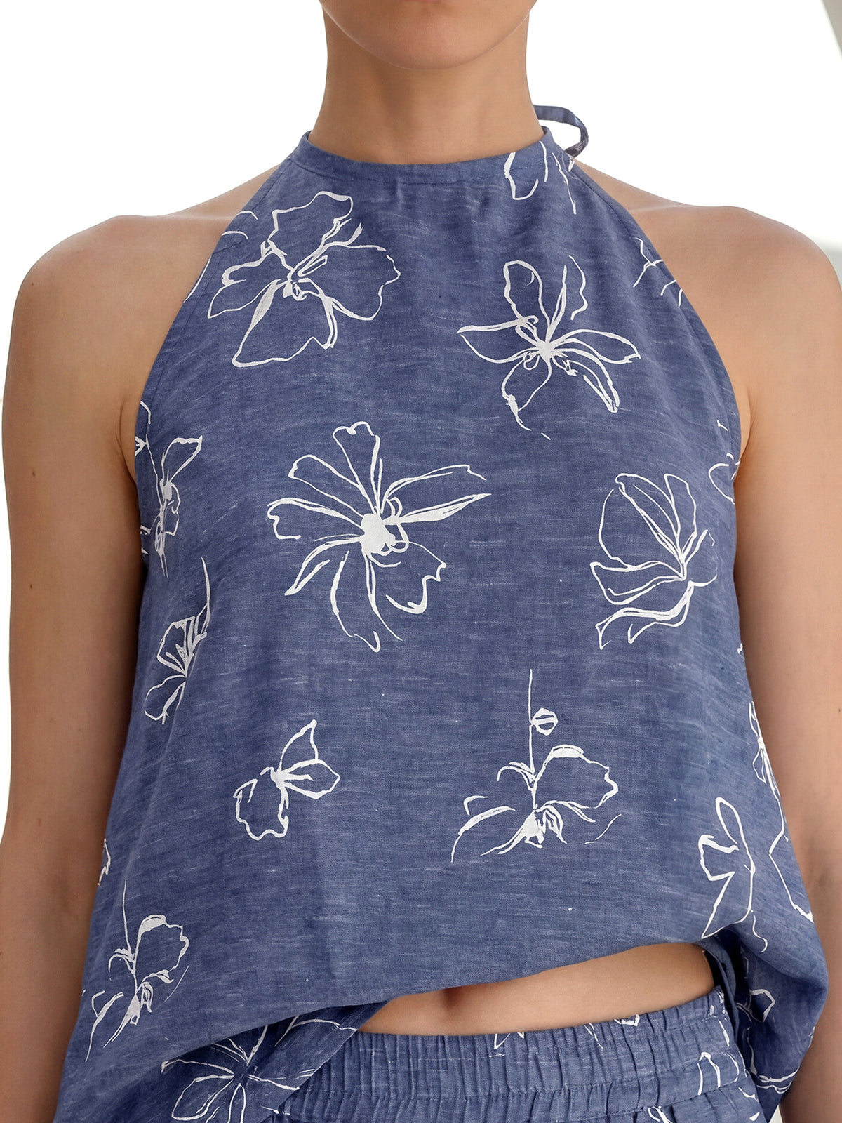 Denim blossom co ord
