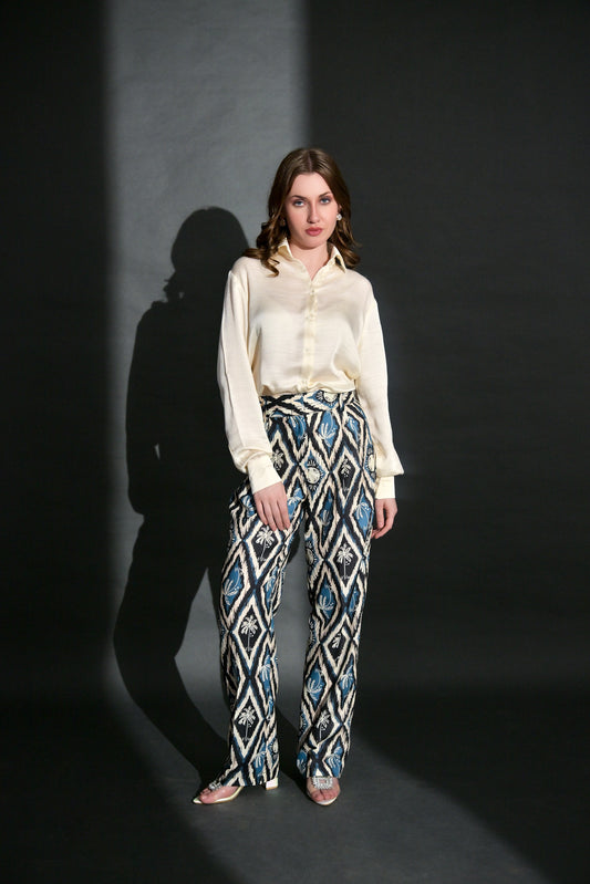Offwhite viscose shirt top only