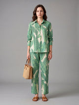 Tropical green leaf cord