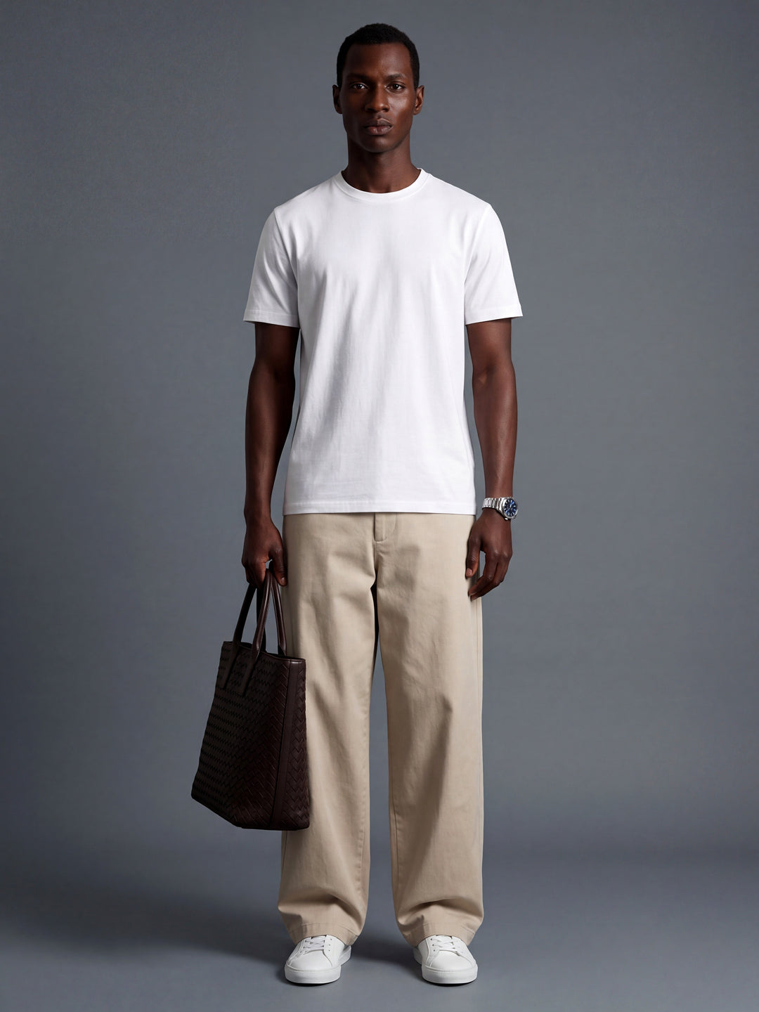 White Regular Fit Basic T-Shirt