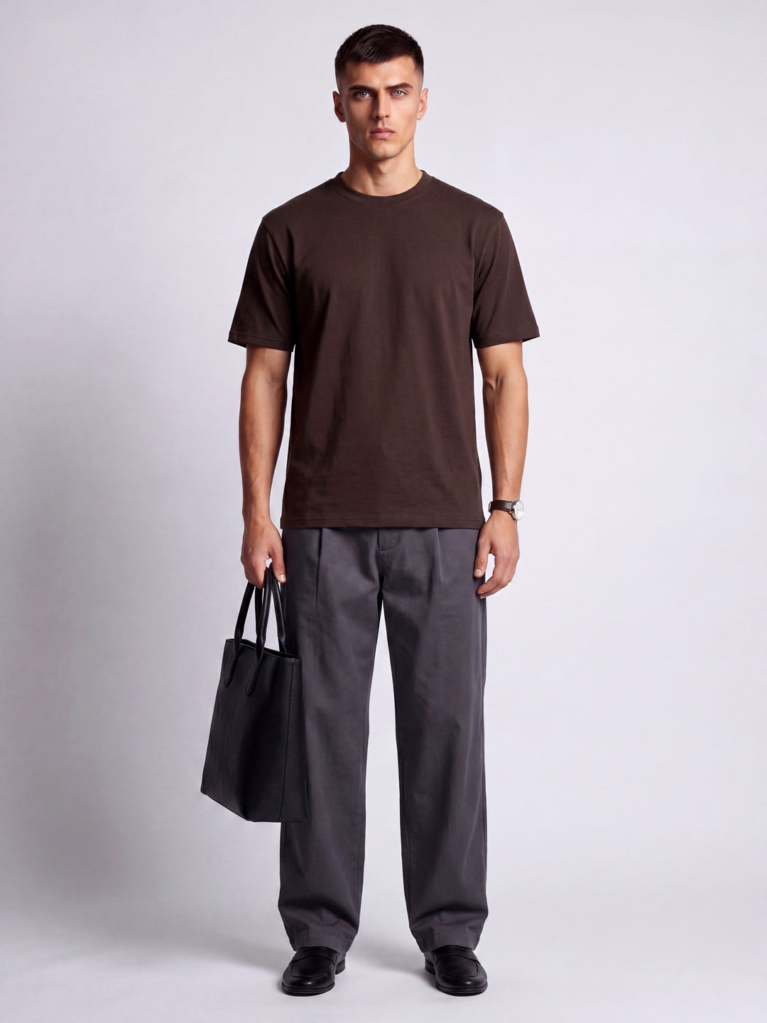 Brown Relaxed Fit T-Shirt