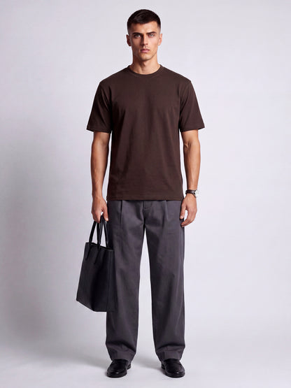 Brown Relaxed Fit T-Shirt