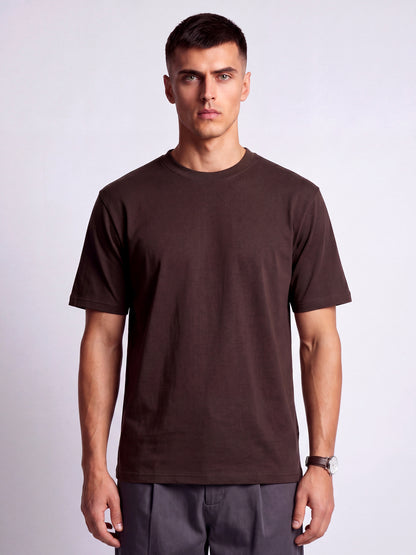 Brown Relaxed Fit T-Shirt