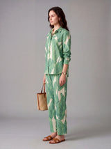 Tropical green leaf cord