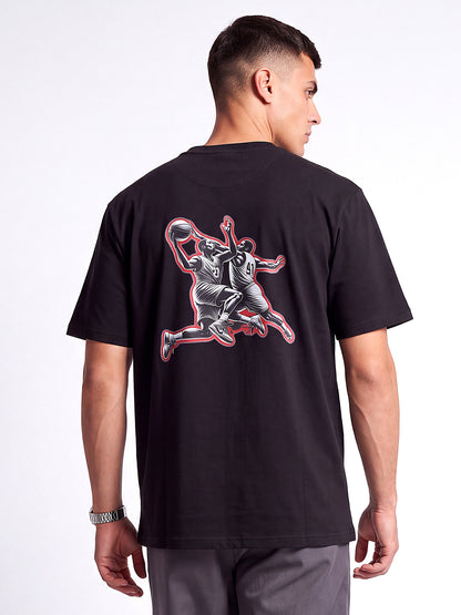 Black Brooklyn Graphic Printed T-Shirt