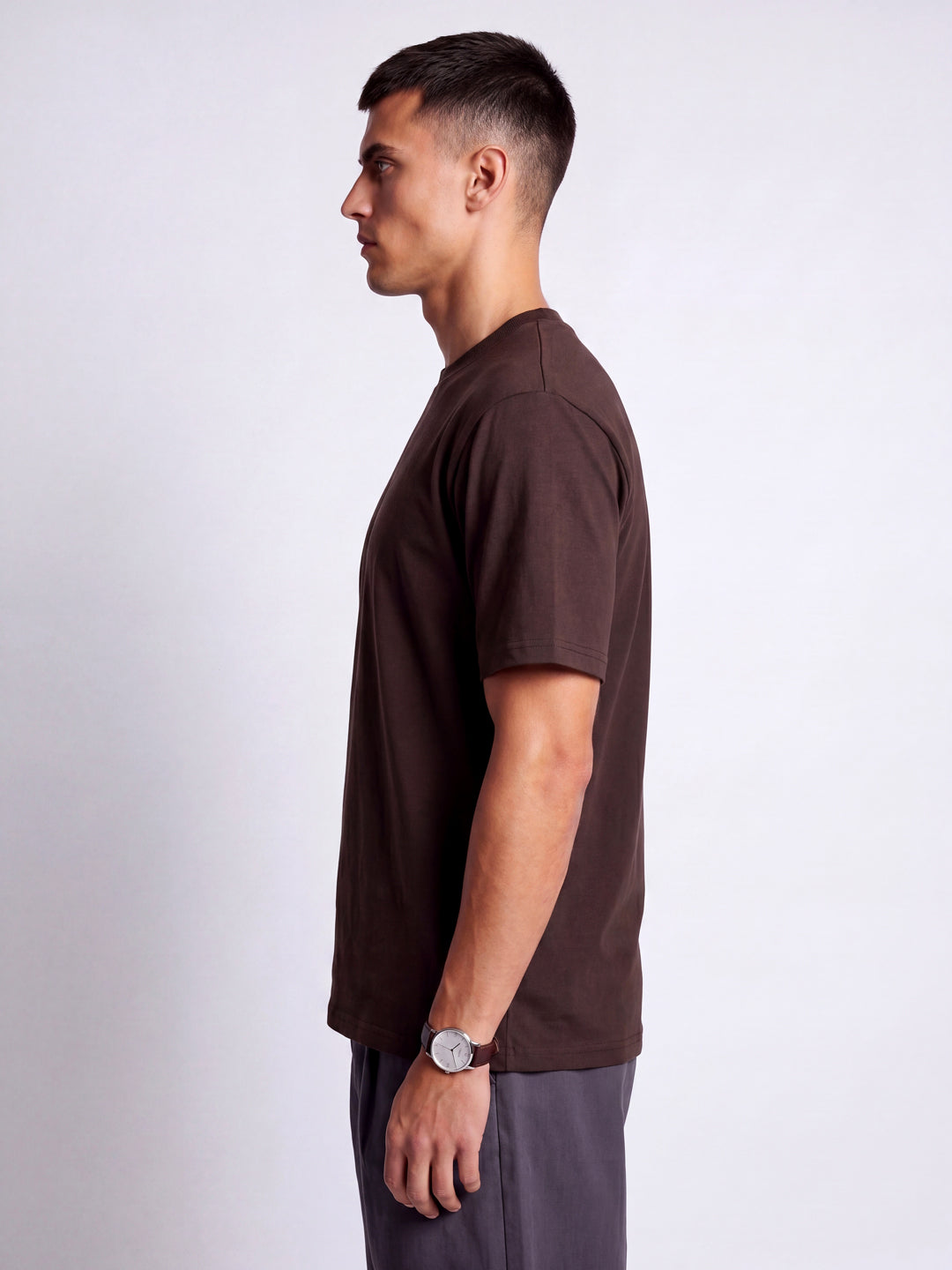 Brown Relaxed Fit T-Shirt