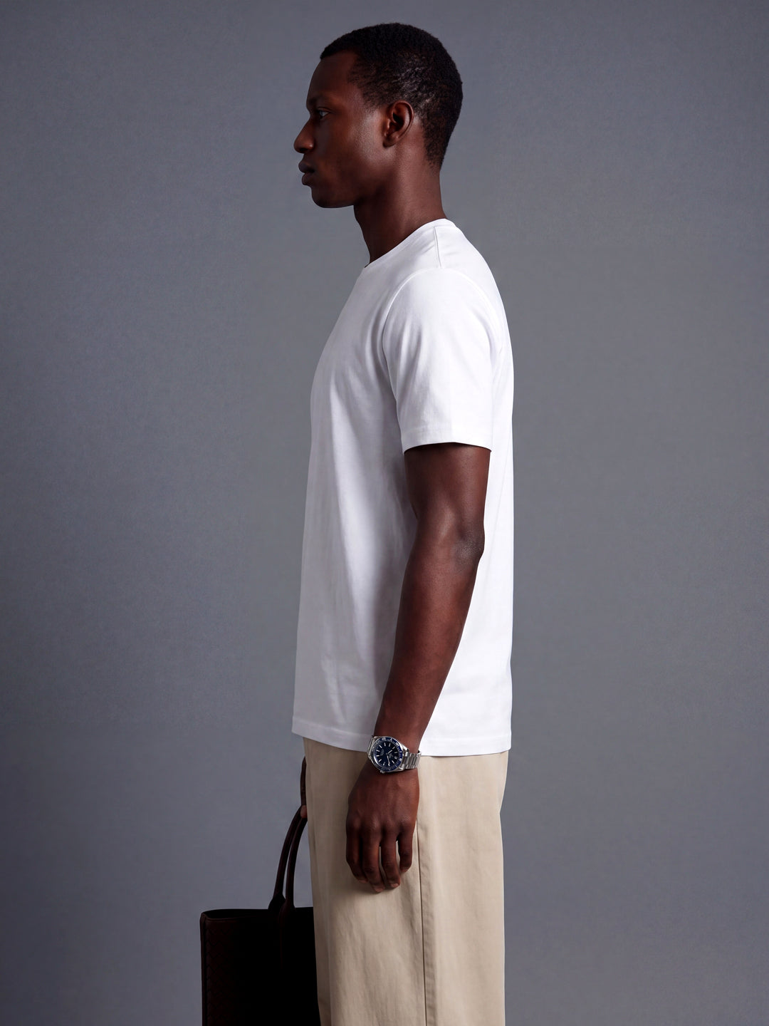 White Regular Fit Basic T-Shirt