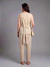 Yellow & Grey Linen Cords