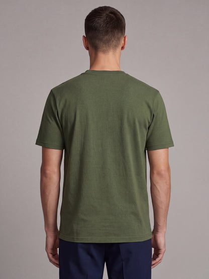 Olive Regular Fit Basic T-Shirt