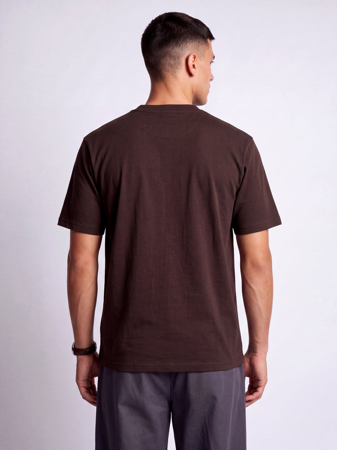Brown Relaxed Fit T-Shirt