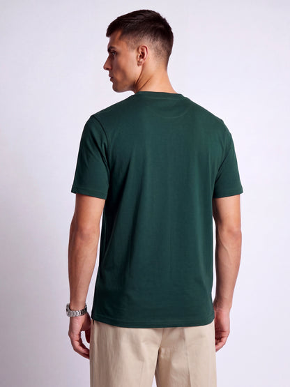 Green Regular Fit Basic T-Shirt