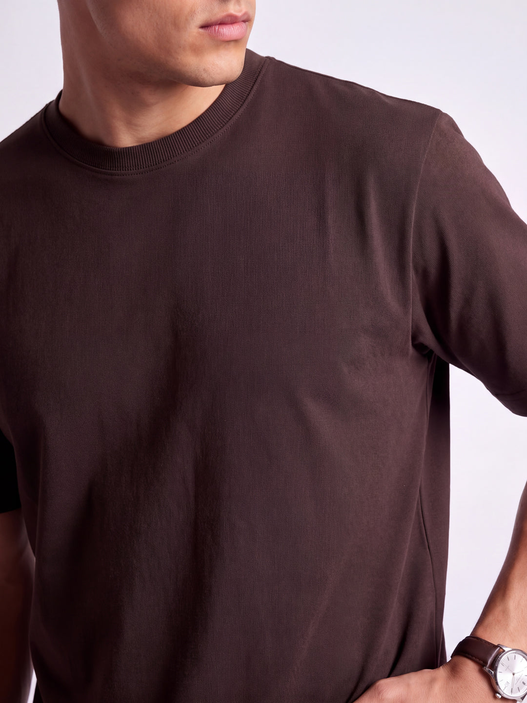 Brown Relaxed Fit T-Shirt
