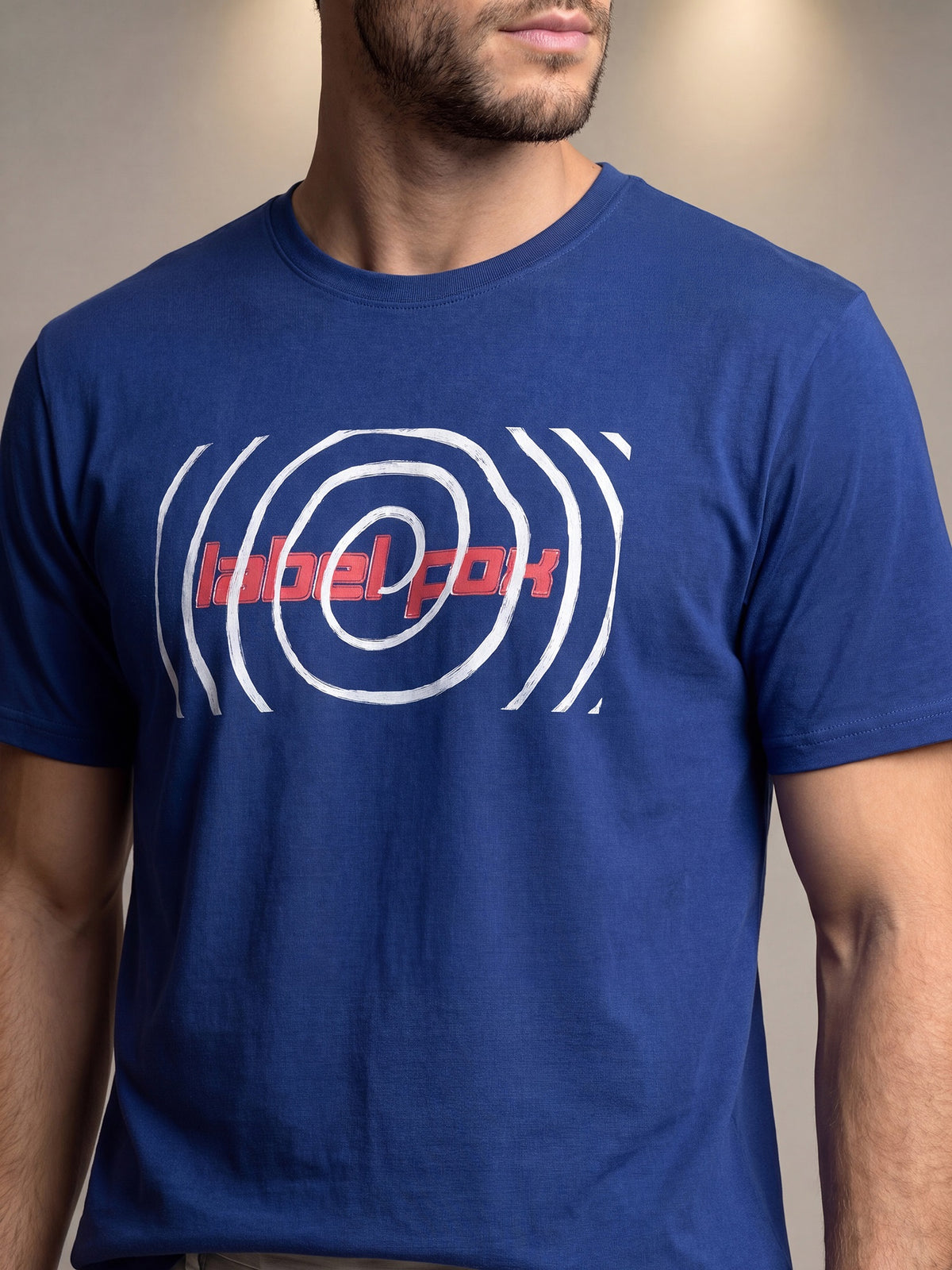 Blue Label Fox Printed Regular Fit T-Shirt