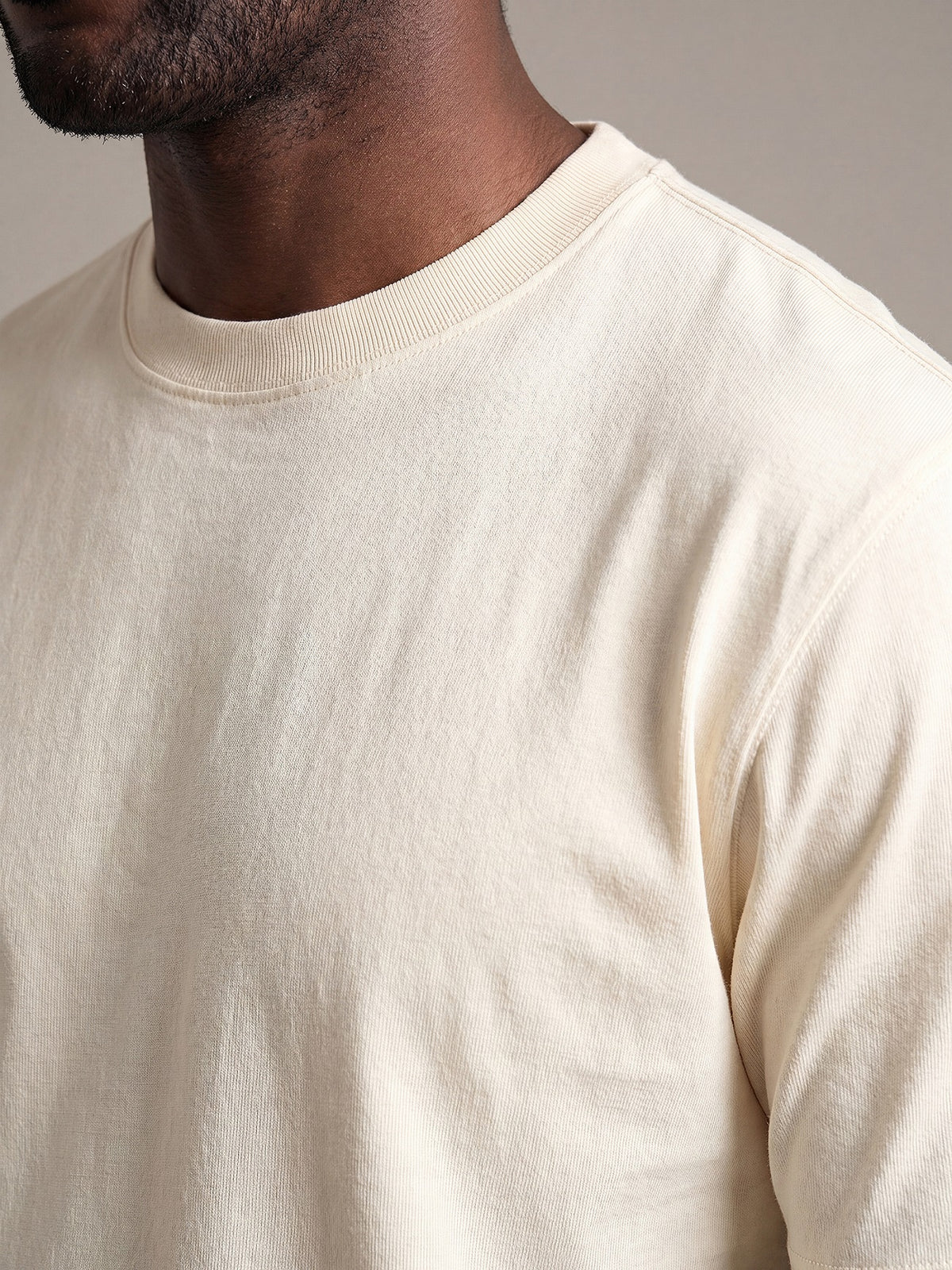 Offwhite Relaxed Men Cords