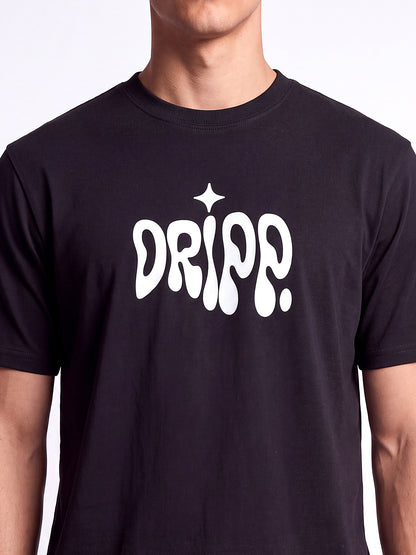 Black Wild Spider Graphic Printed T-Shirt