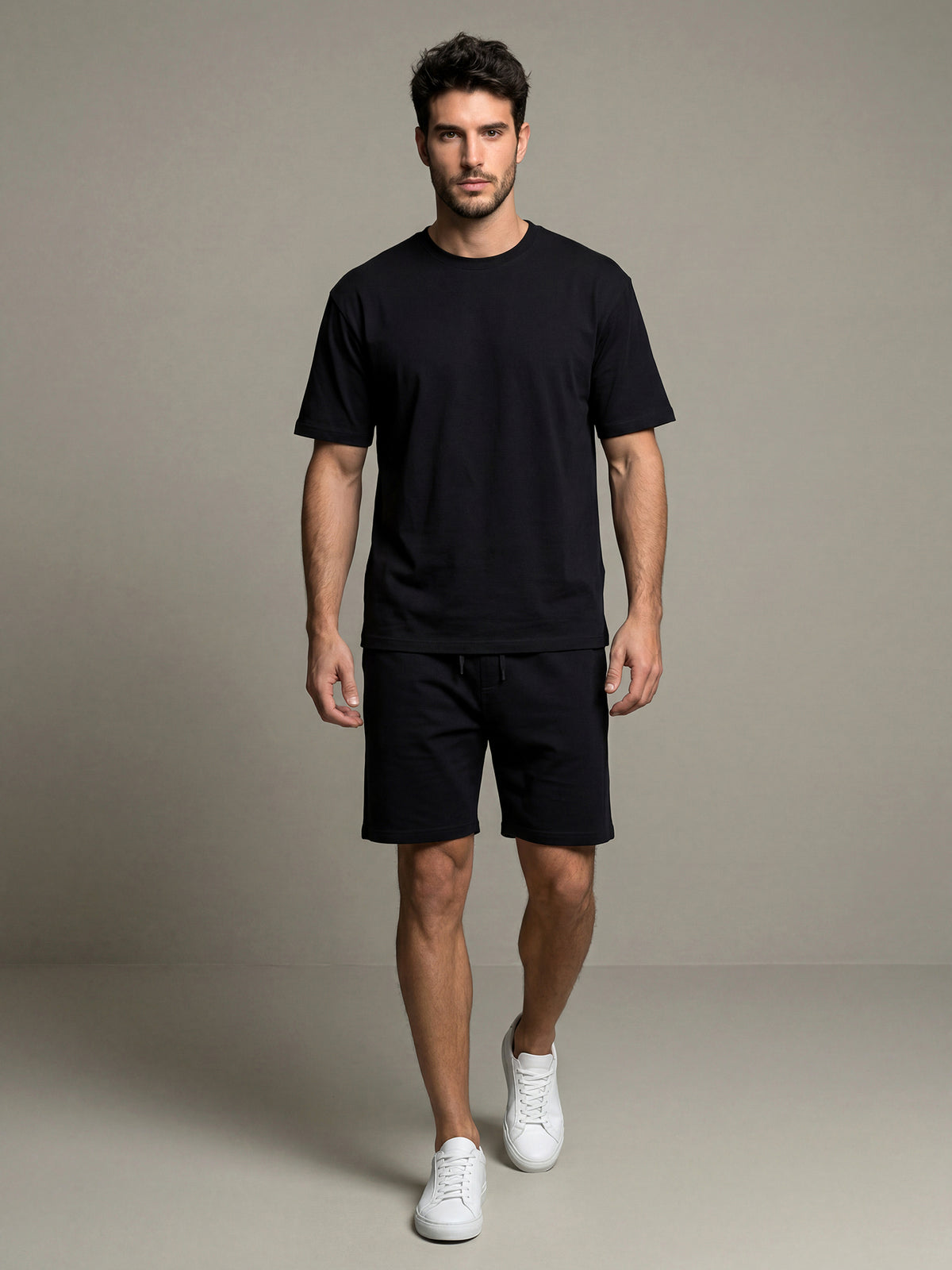 Black Relaxed Men Cords