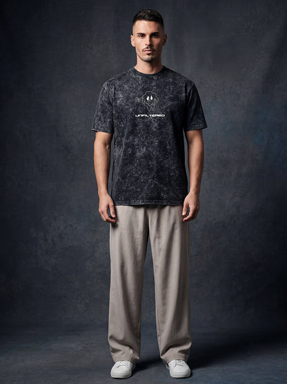 Black Acid Wash Unfiltered Tshirt