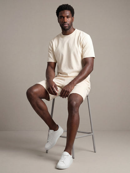 Offwhite Relaxed Men Cords