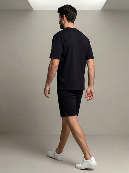 Black Relaxed Men Cords
