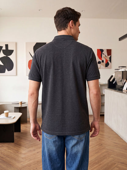 Grey Basics Polo