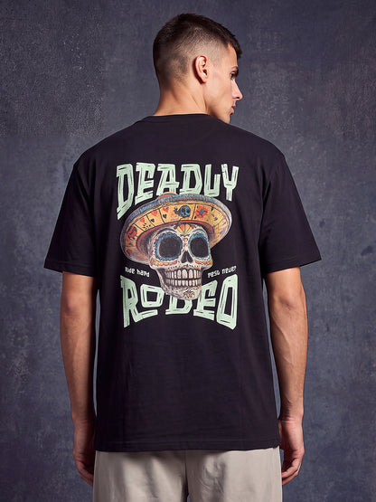 Black Riding Skull Tshirt