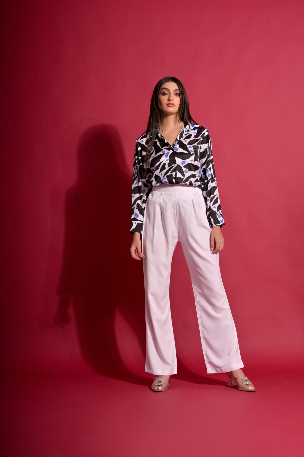 Abstract relax fit shirt top only