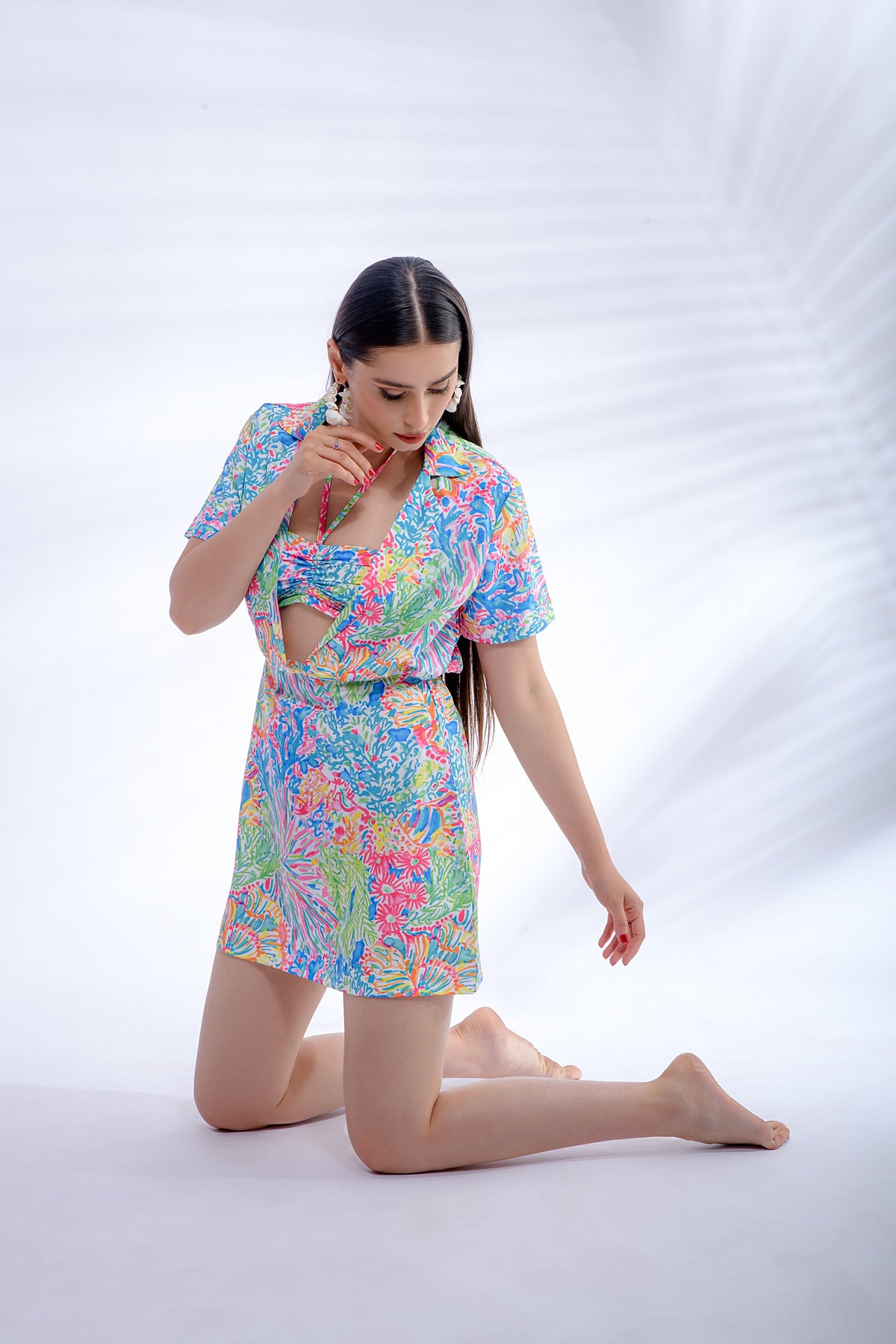 Multicolot tunic dress