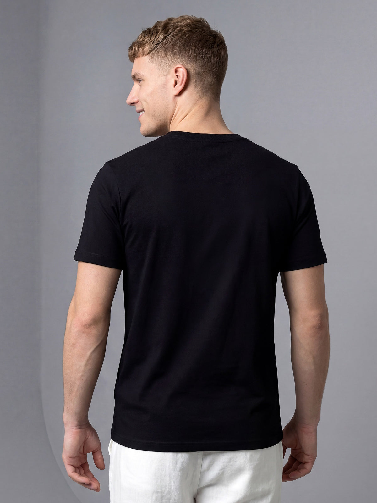 Bull Graphic Printed Regular Fit T-Shirt