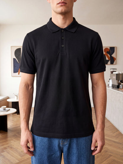 Black Basics Polo