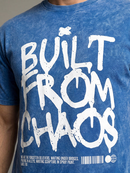 Blue Acidwash Box Tshirt