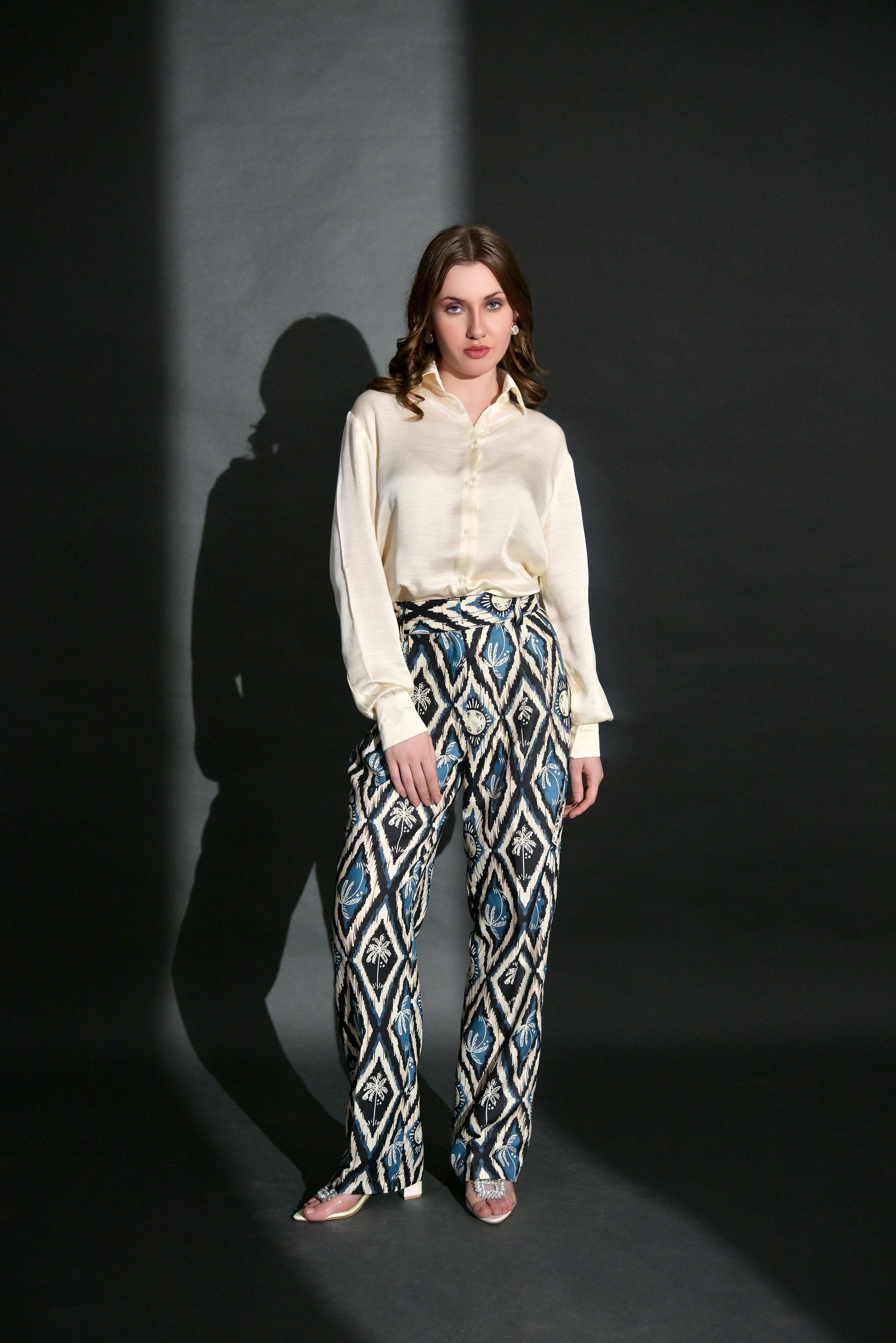 Offwhite viscose shirt top only