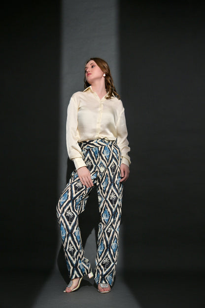 Viscose shirt trouser combo