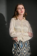 Offwhite viscose shirt top only