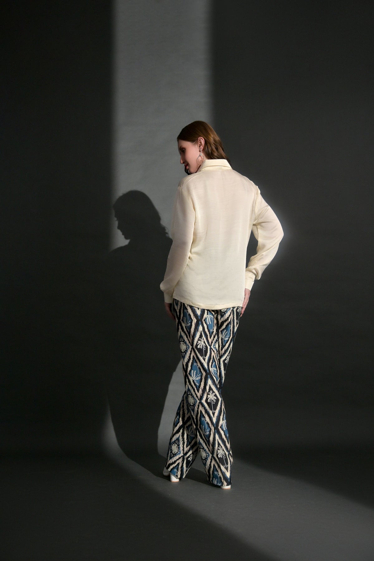 Viscose shirt trouser combo