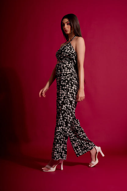 Houndstooth jumpsuit
