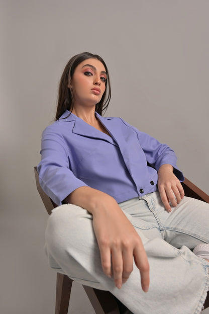 Lilac blazer top only