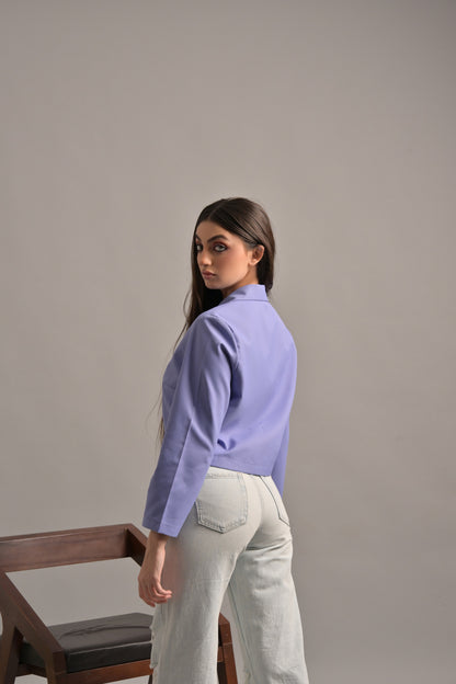 Lilac blazer top only
